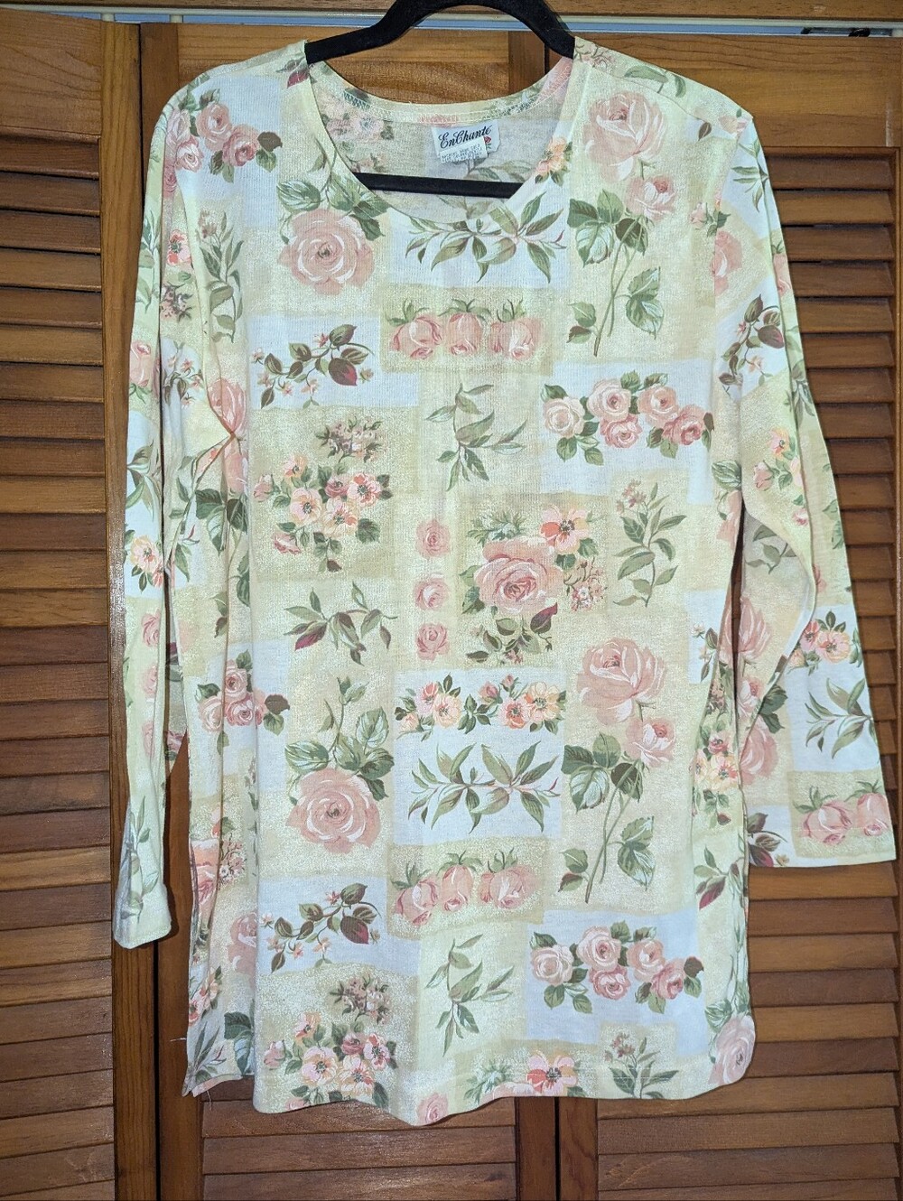 Vintage Romantic Cottagecore Roses Tunic